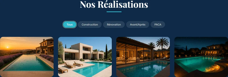 Projeto de website — apresentação de serviço