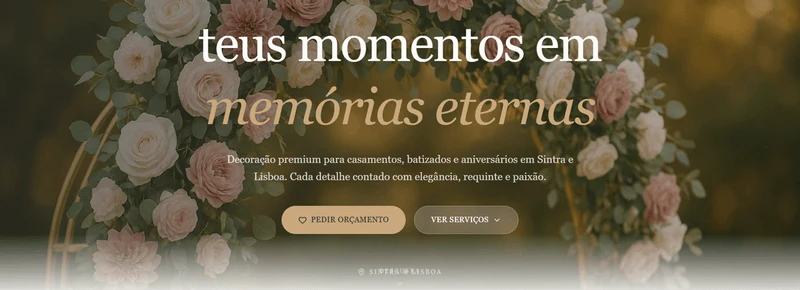 Projeto de website — formulário de contacto