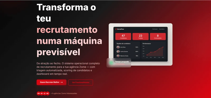 Projeto de website — página responsiva